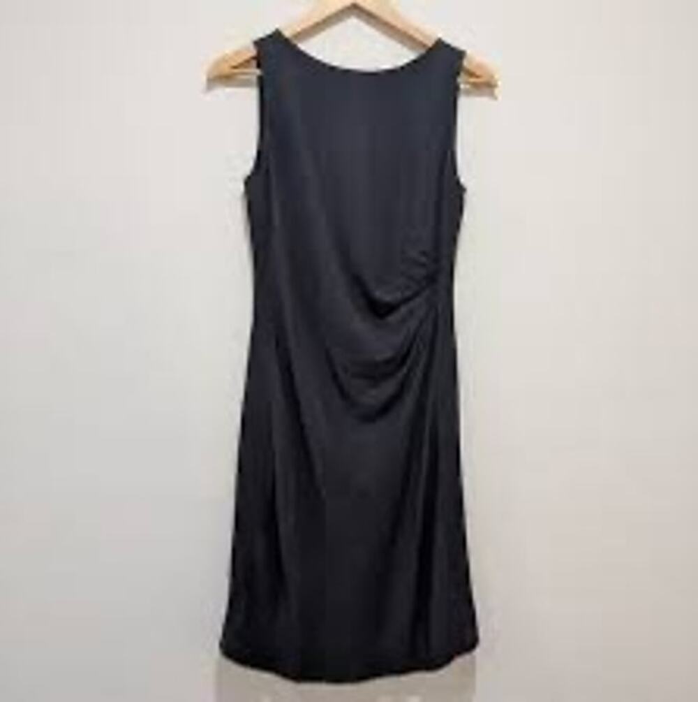 Theory Sleeveless Side Ruched "Lil Black Dress", A42